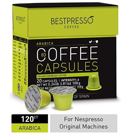 Bestpresso Coffee Arabica Blend Coffee Capsules
